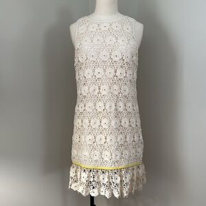 Juicy Couture Festival Lace Sleeveless Sheath Mini Dress Sz 6